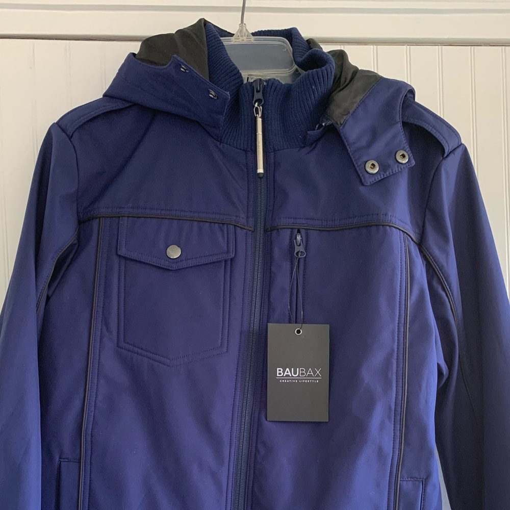 Baubax Bomber jacket - Navy - Size Large